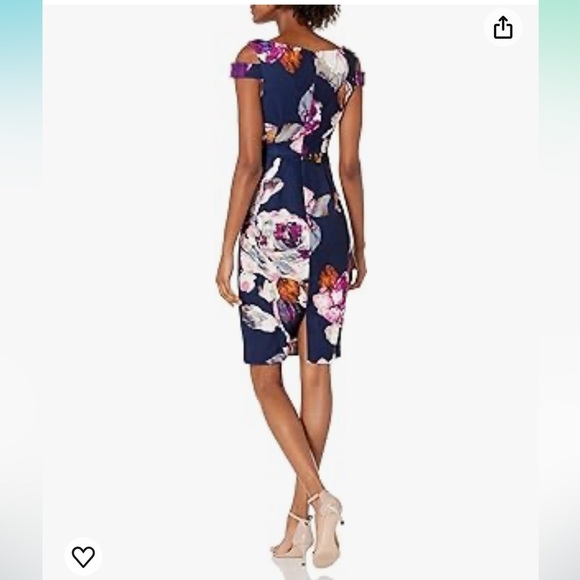 Trina Turk Adley Cut Out Shoulder Floral Dress - Picture 3 of 10